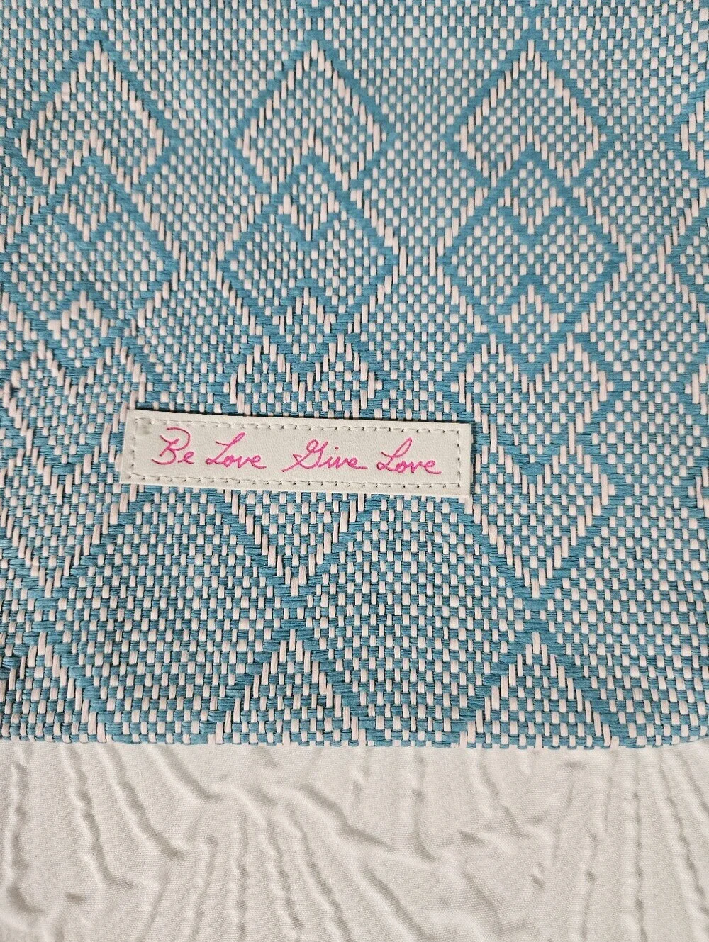 JOSIE MARAN turquoise woven